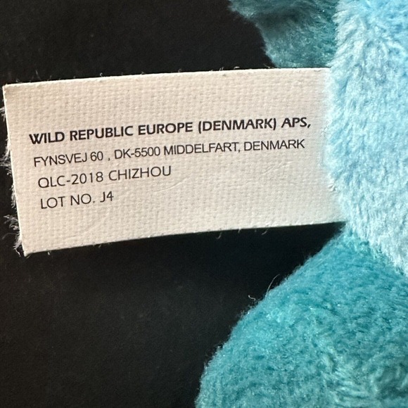 Wild Republic Pocketkins Blue Triceratops Dinosaur Stuffed Animal Plush 5" CLEAN - Picture 9 of 13